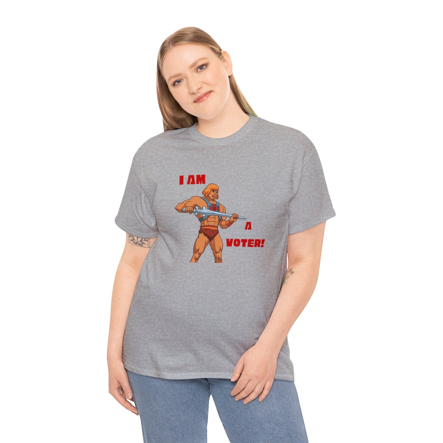 He-Man Voter - Unisex Heavy Cotton Tee