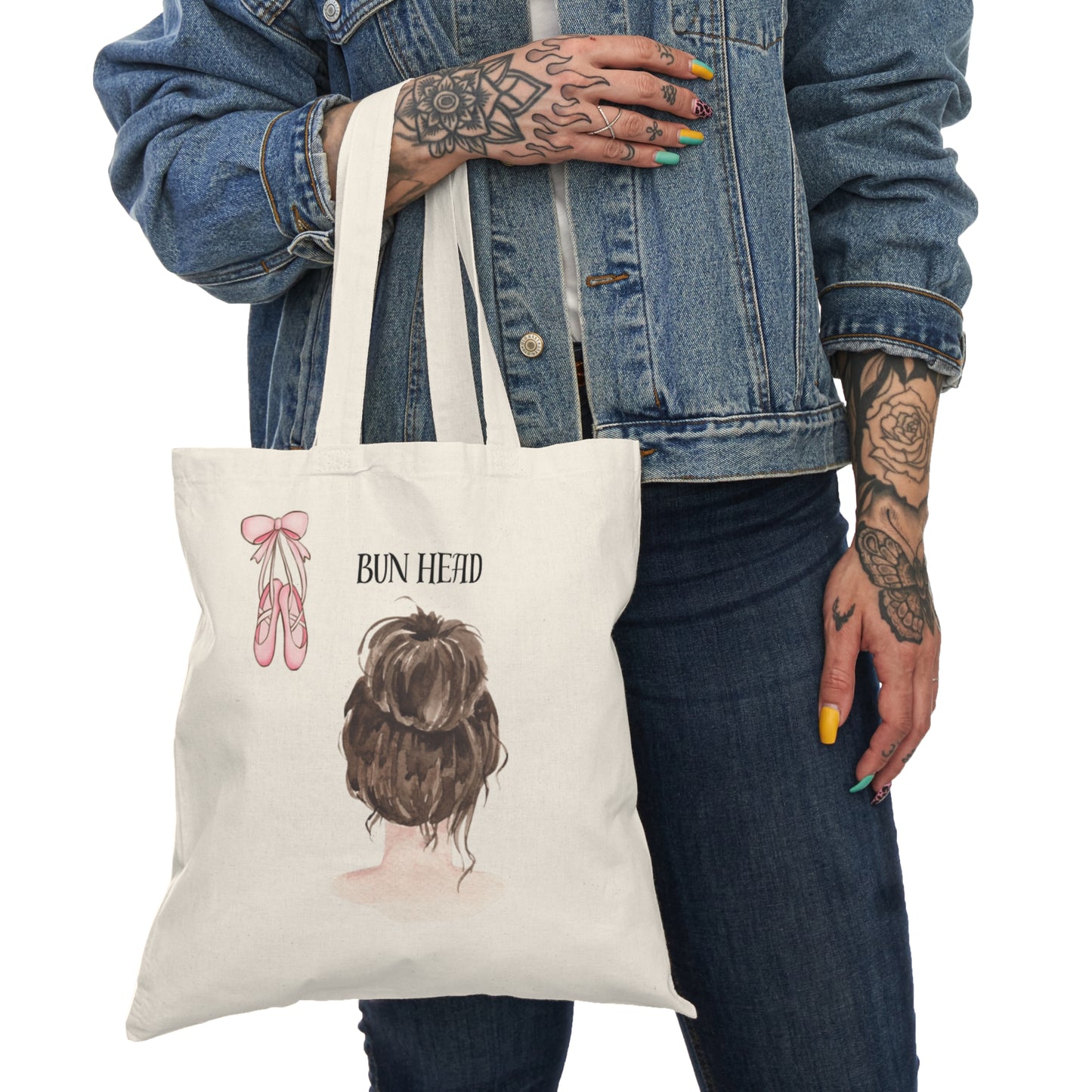 Dancer -Bun Head -Tote Bag