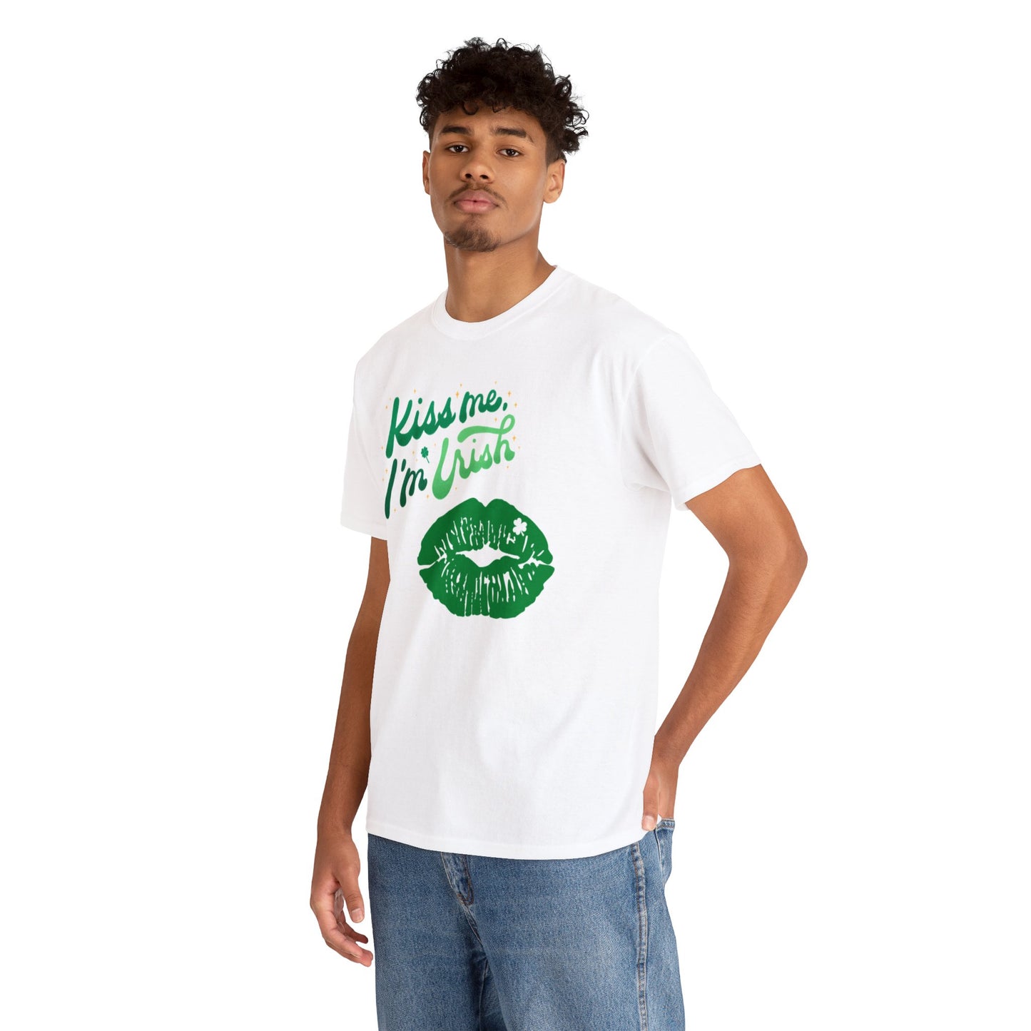 Kiss Me I’m Irish -  Heavy Cotton Tee