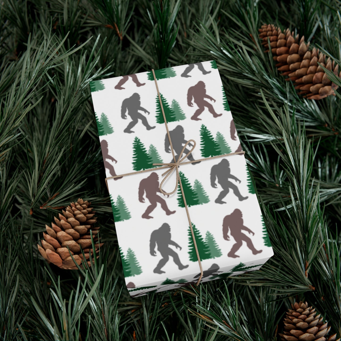 Bigfoot Gift Wrap Paper