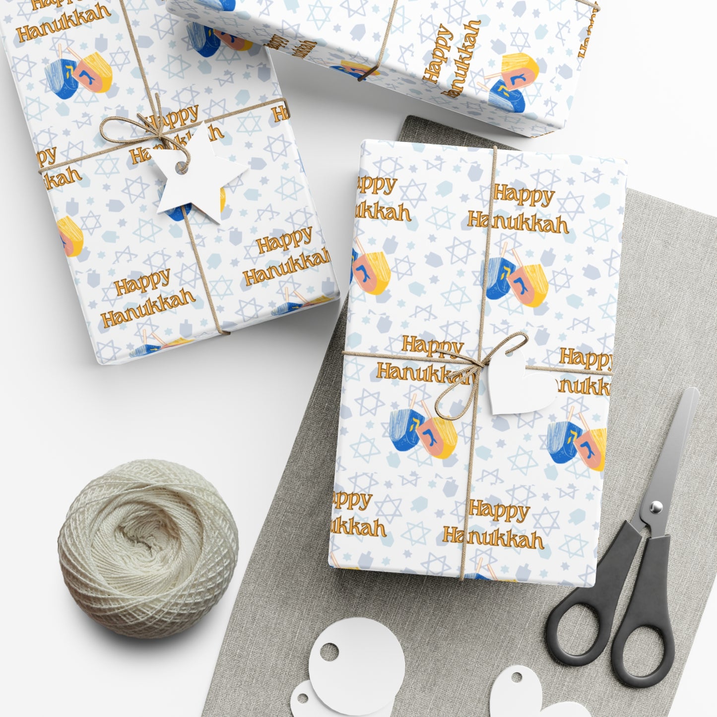 Happy Hanukkah Gift Wrap Paper