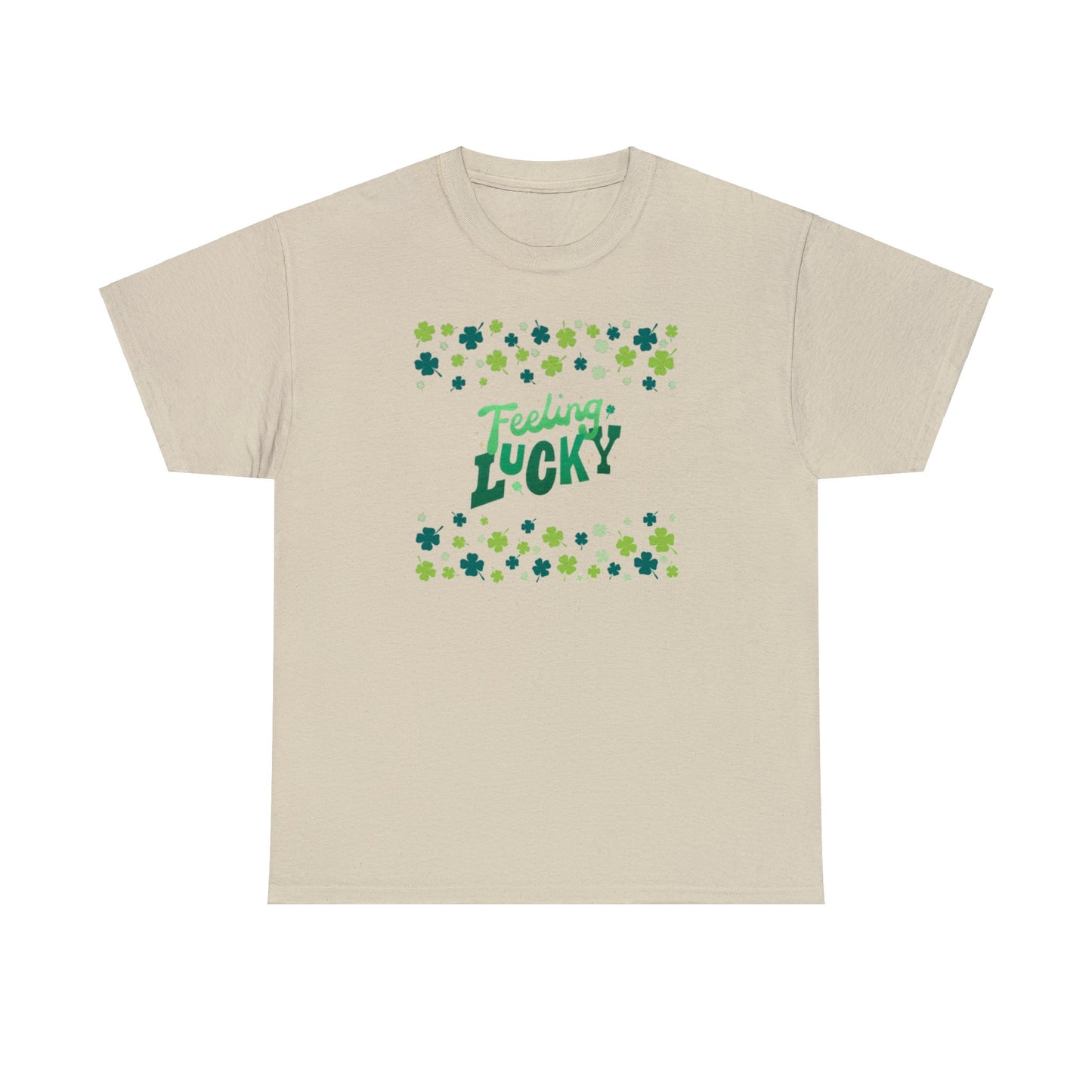 Feeling Lucky Shamrock - Heavy Cotton Tee