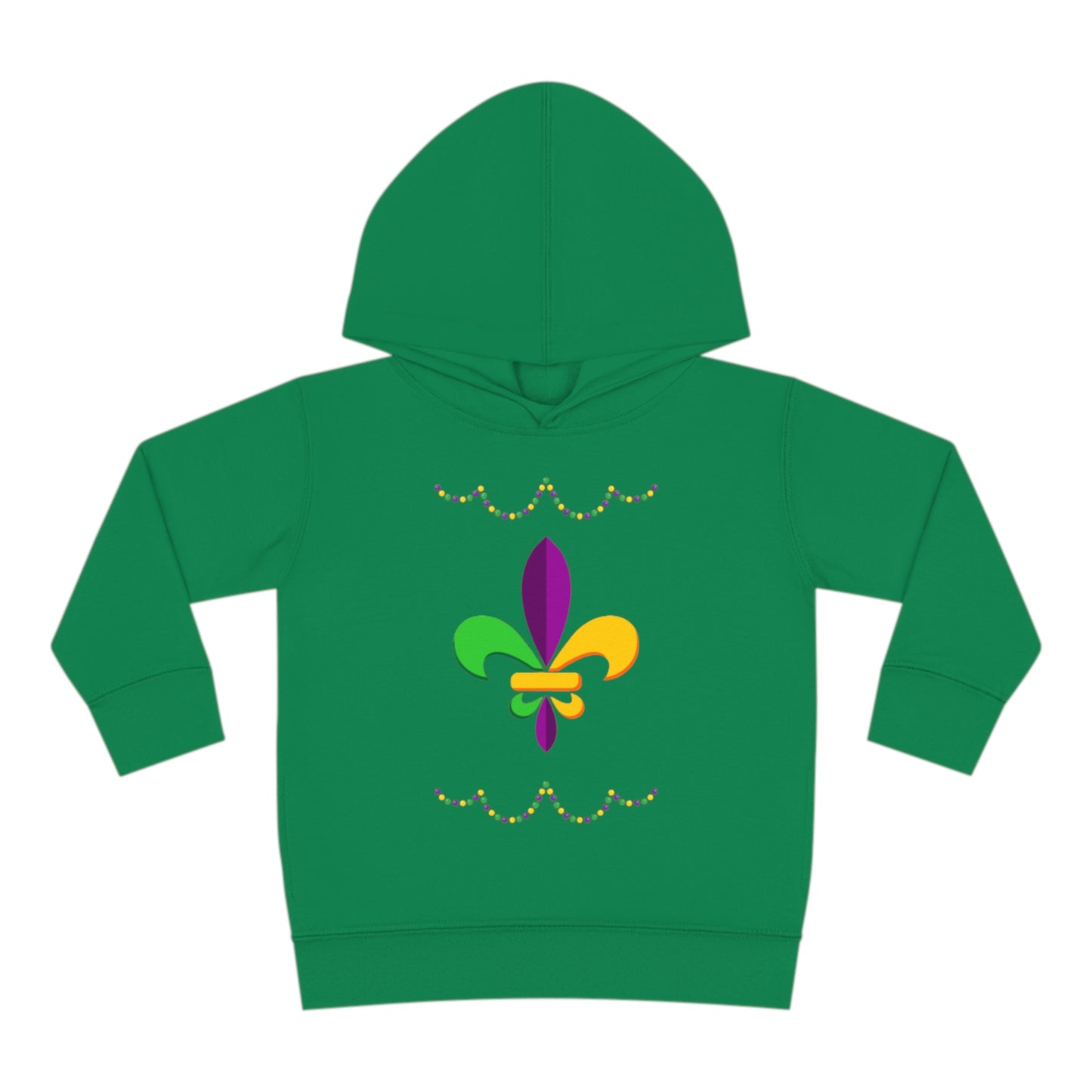 Mardi Gras Ready - Toddler Pullover Fleece Hoodie