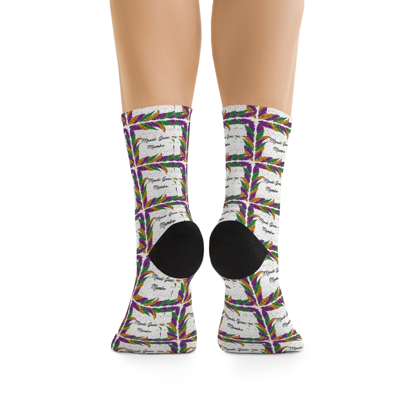 Mardi Gras Mambo - Recycled Poly Socks