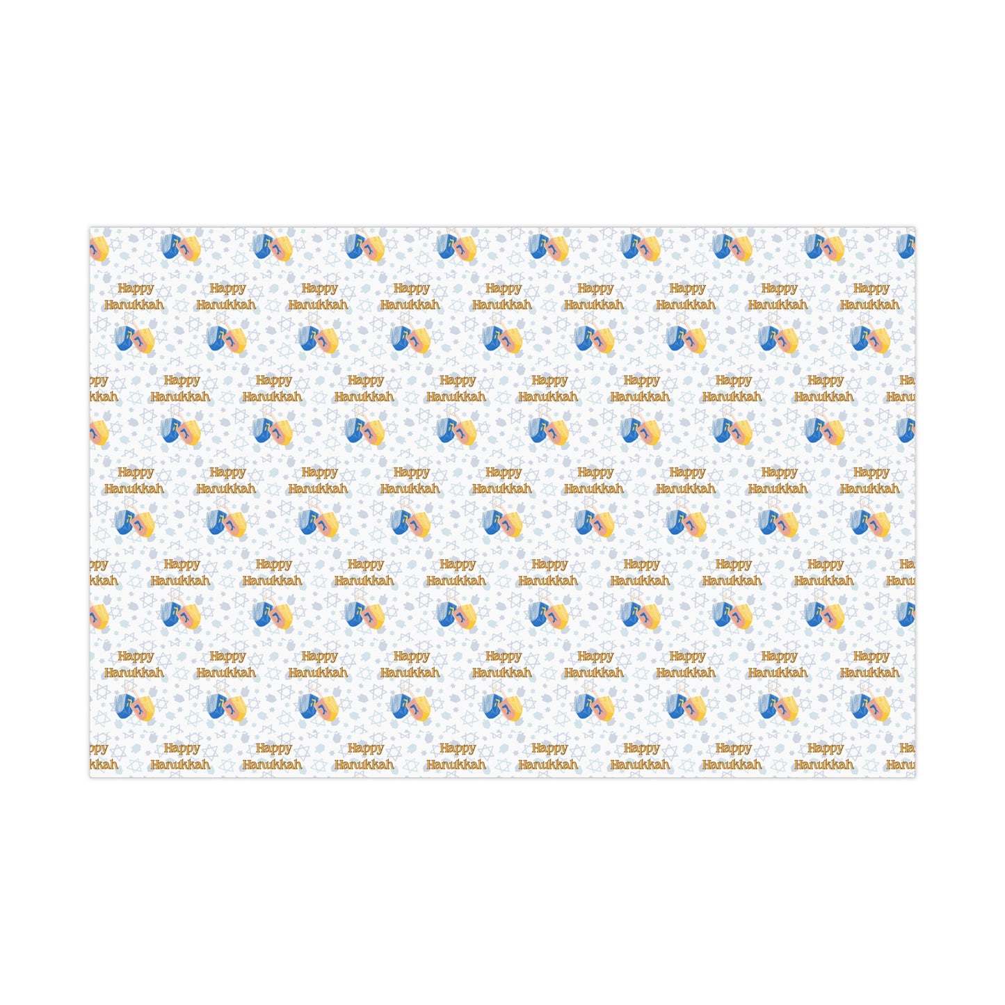 Happy Hanukkah Gift Wrap Paper