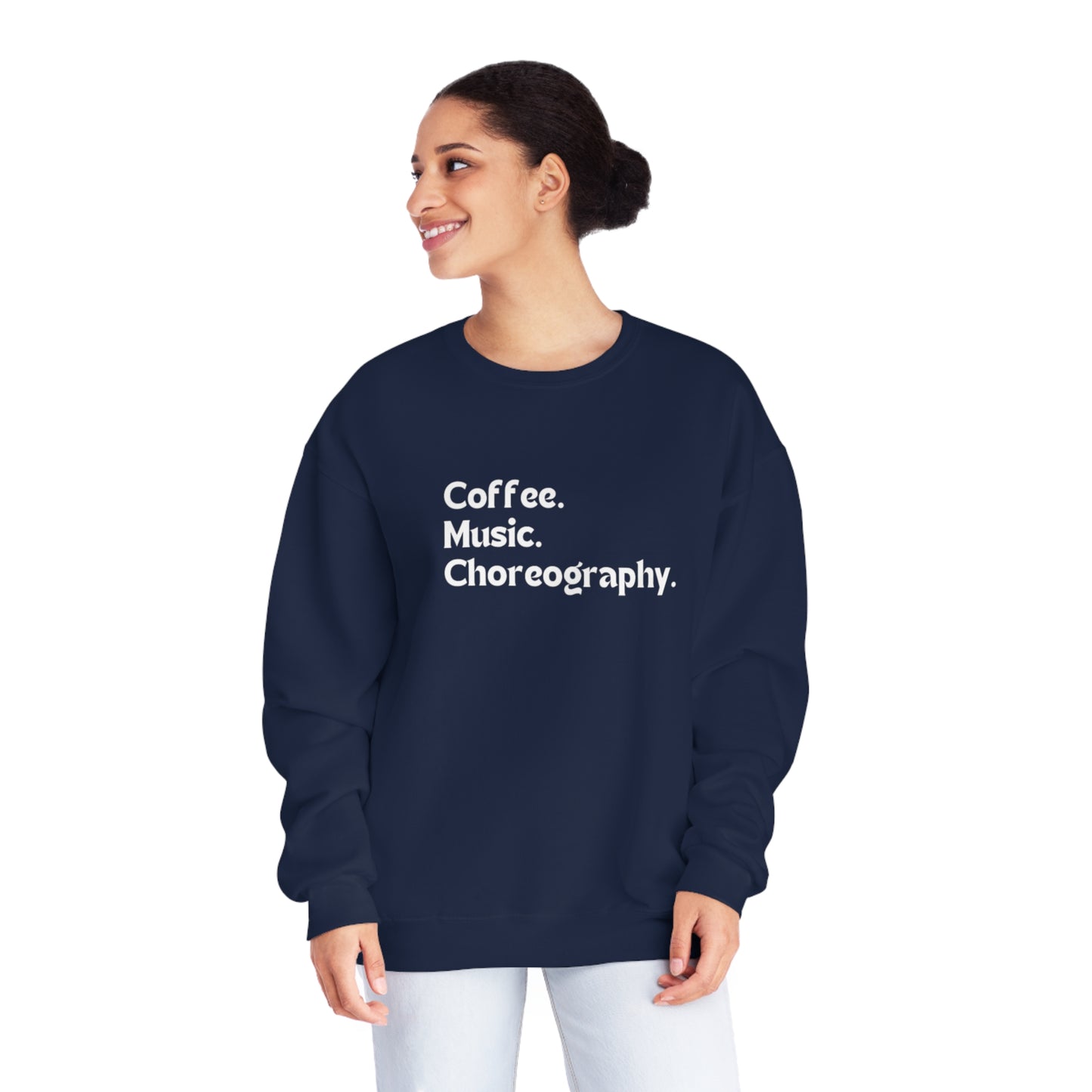 Coffee Music Choreography - Crewneck Sweatshirt