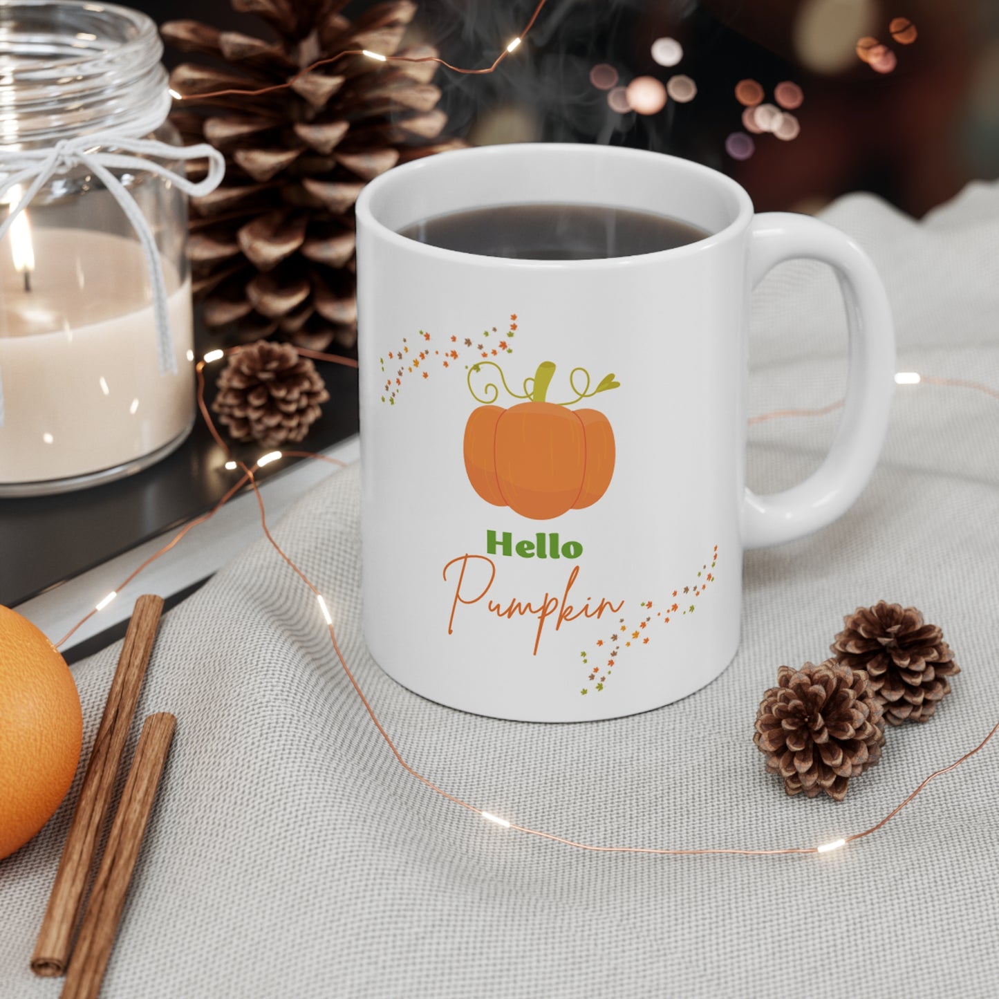 Hello Pumpkin Mug 11oz