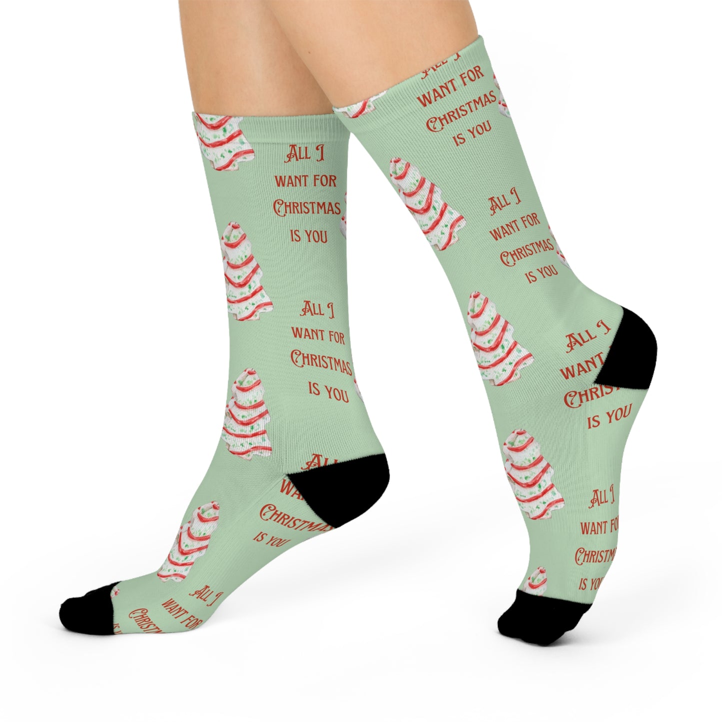 Sweet Christmas Crew Socks