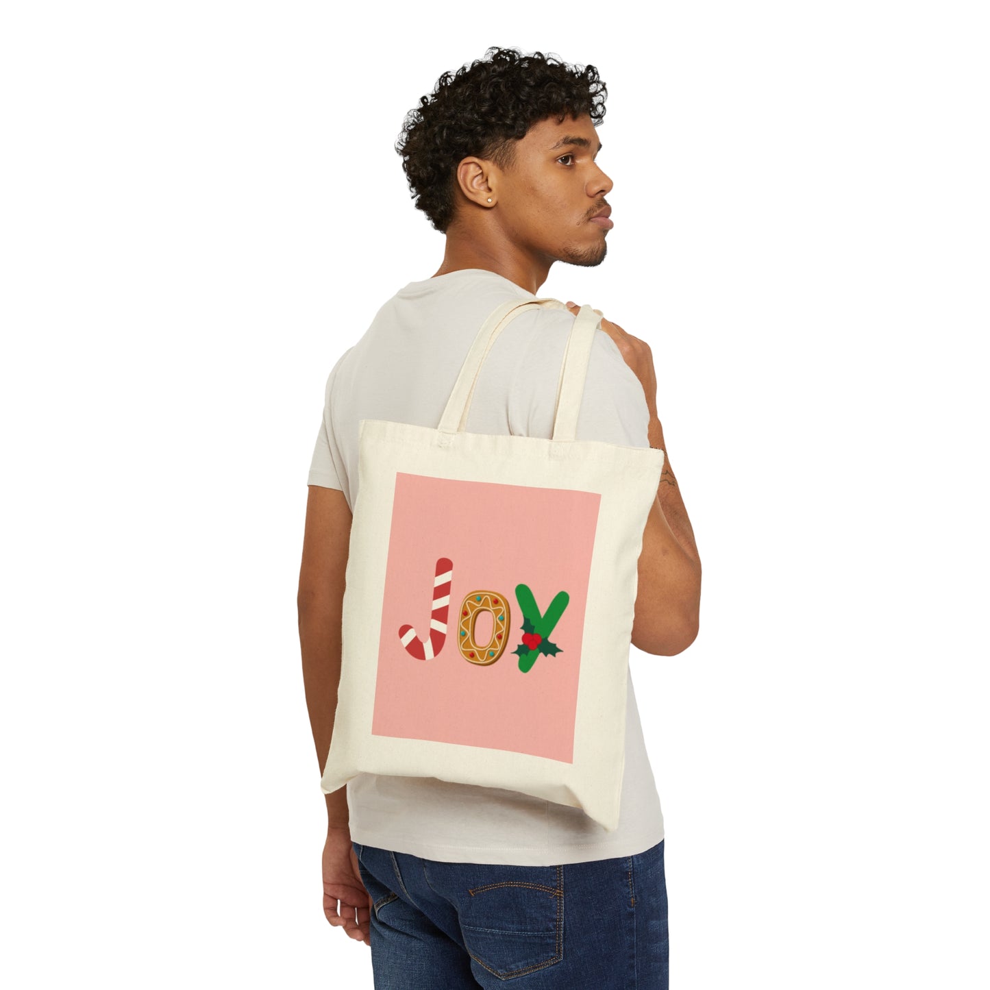 Holiday Joy - Cotton Canvas Tote Bag