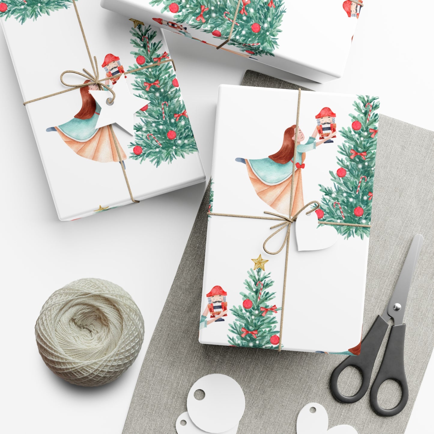 Nutcracker Christmas Gift Wrapping Papers