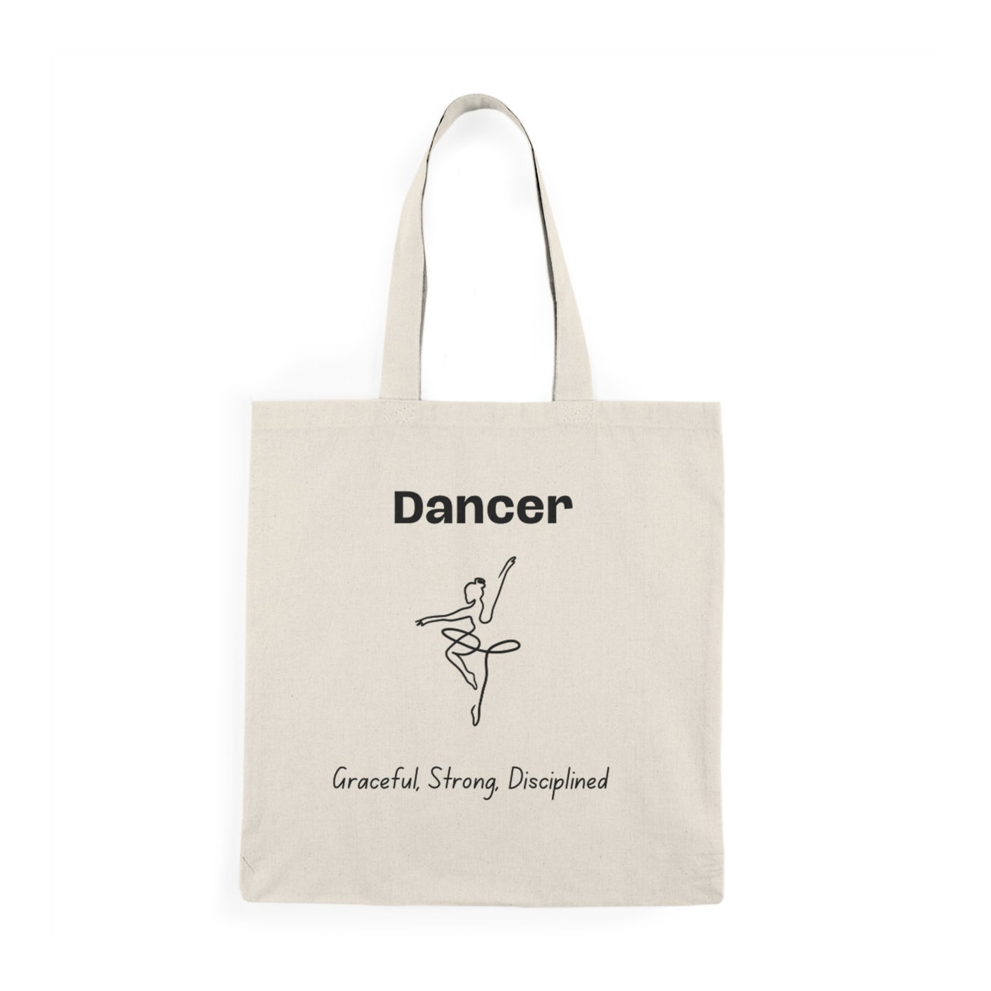 Dancer -Bun Head -Tote Bag