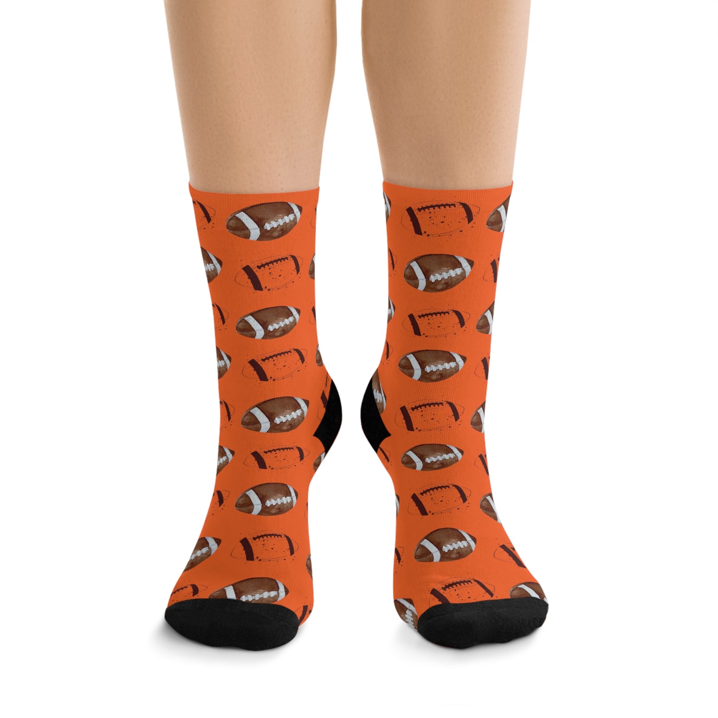 Game Day Football Socks (orange)