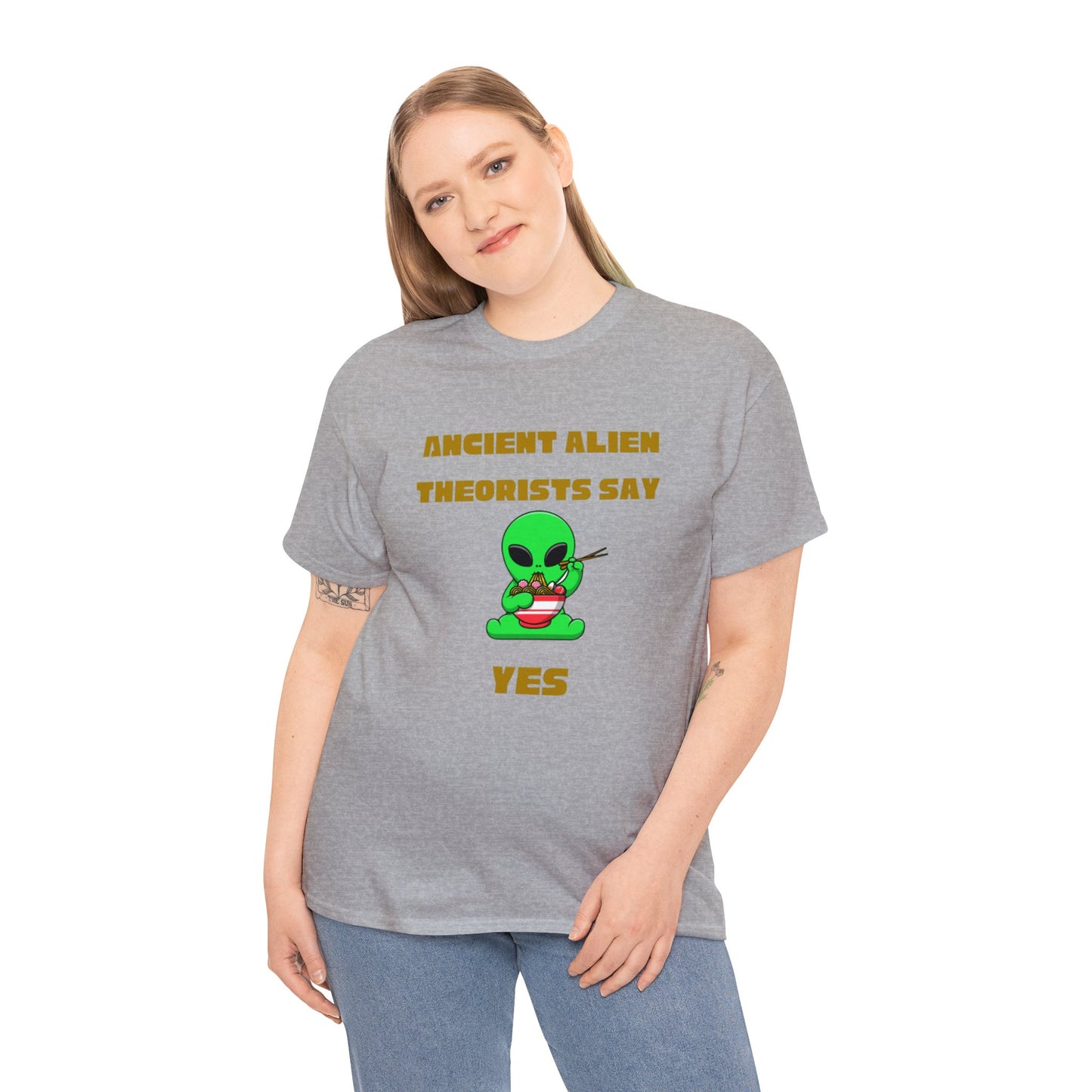 Ancient Alien Theorists - Unisex Heavy Cotton Tee