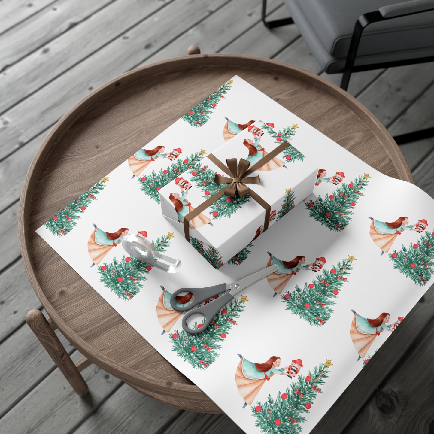 Nutcracker Christmas Gift Wrapping Papers