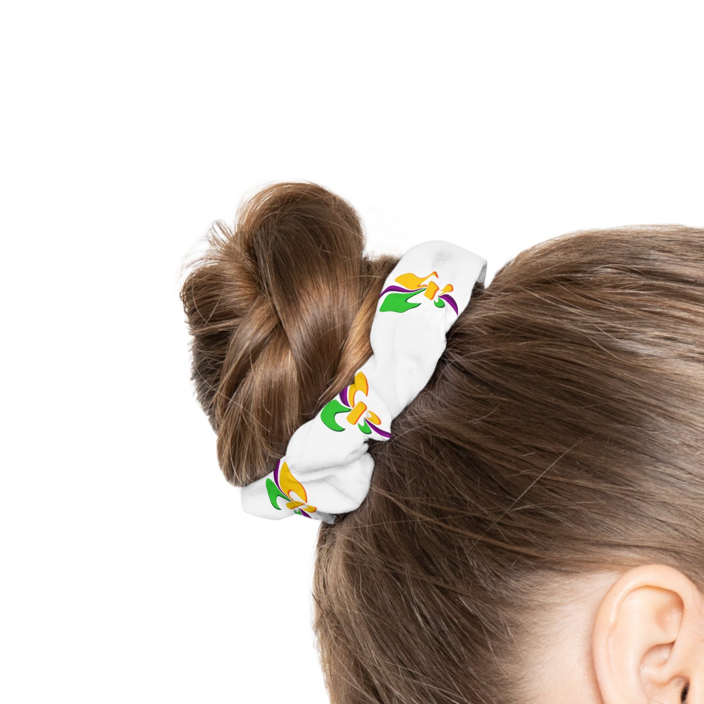 Mardi Gras Scrunchie