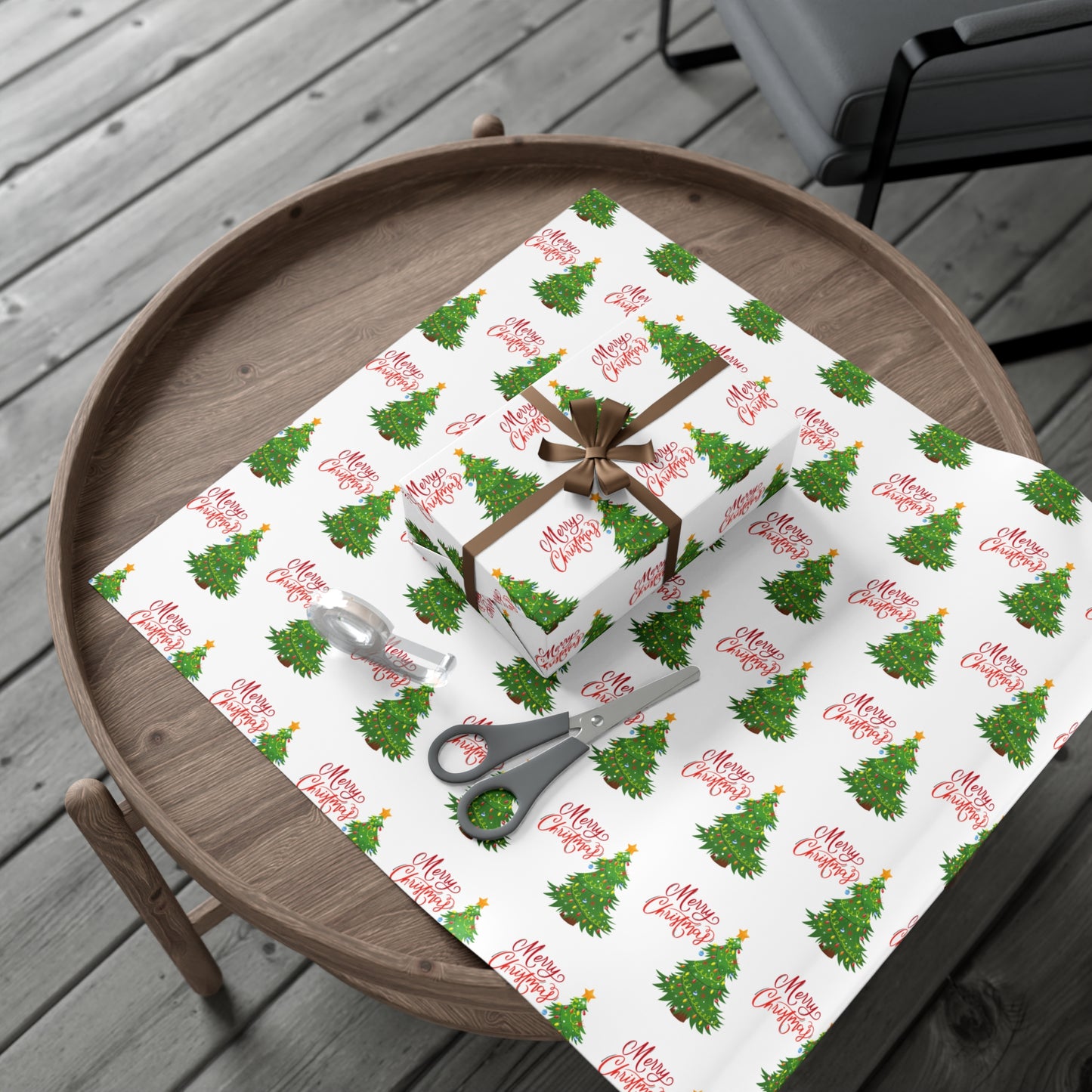 Merry Christmas Gift Wrap Paper