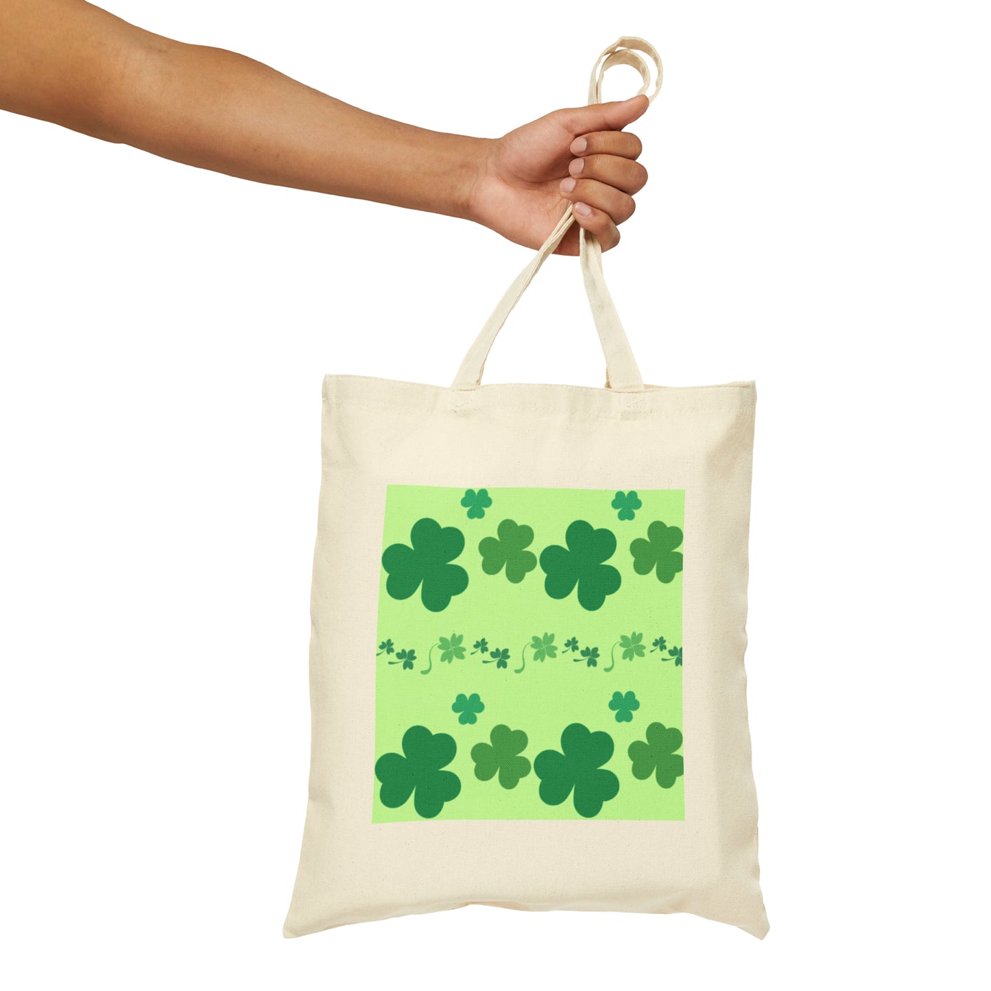 Shamrock - Cotton Canvas Tote Bag