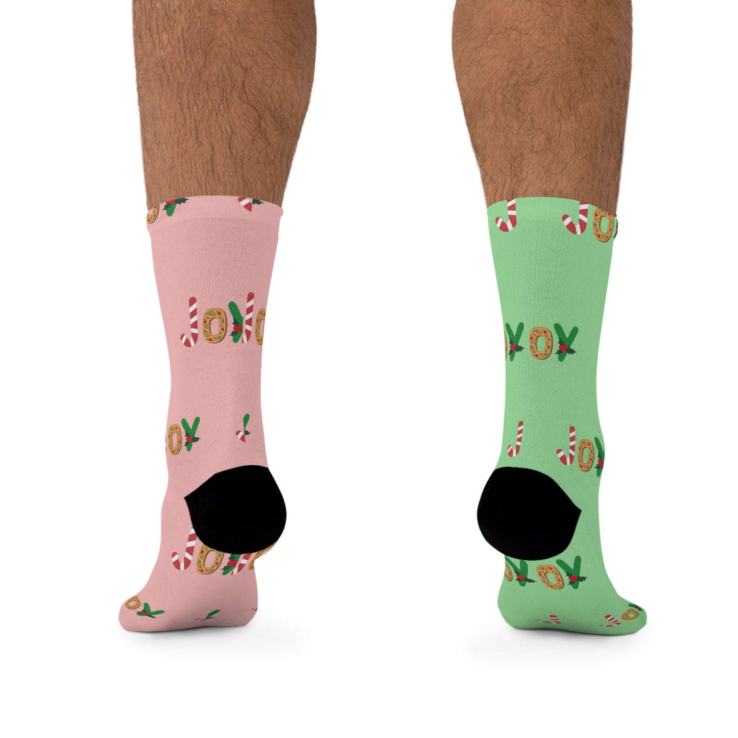 Holiday Joy- Recycled Poly Socks - Mixed Colors