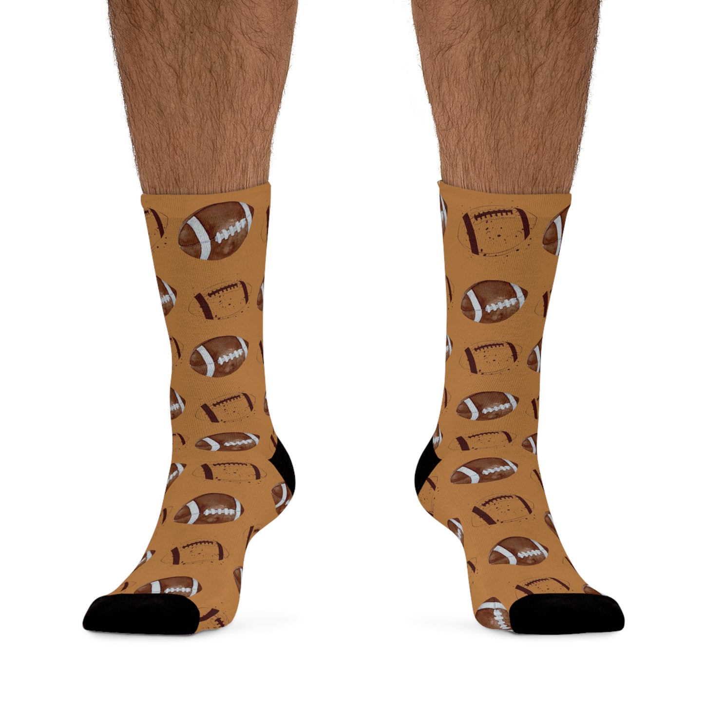 Game Day Football Socks (brown)