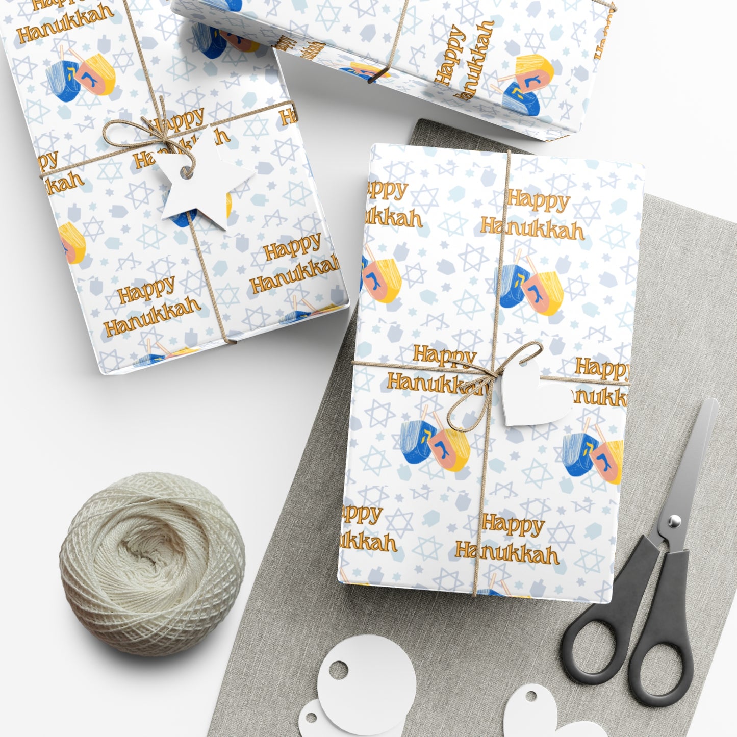 Happy Hanukkah Gift Wrap Paper