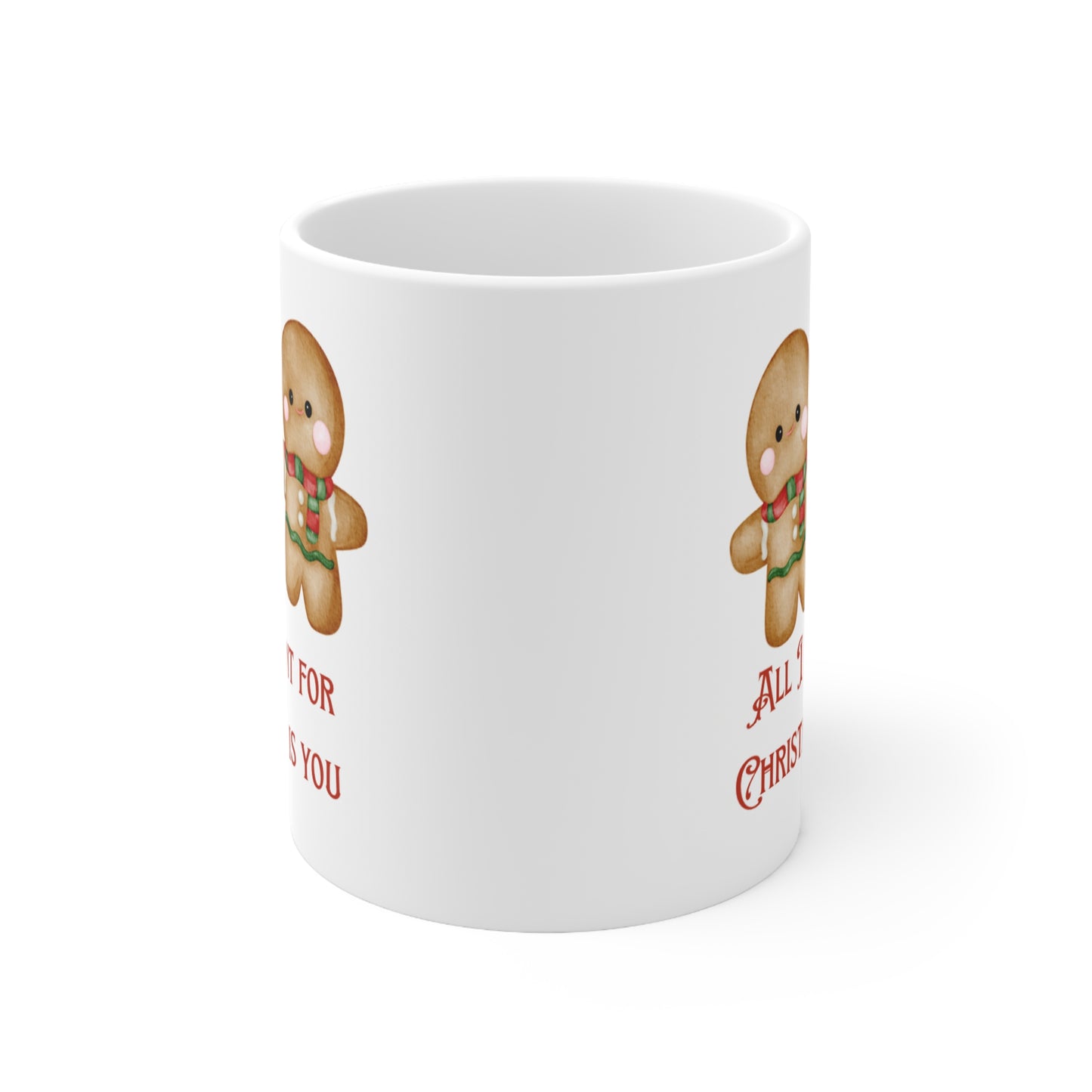 Gingerbread Christmas Mug 11oz