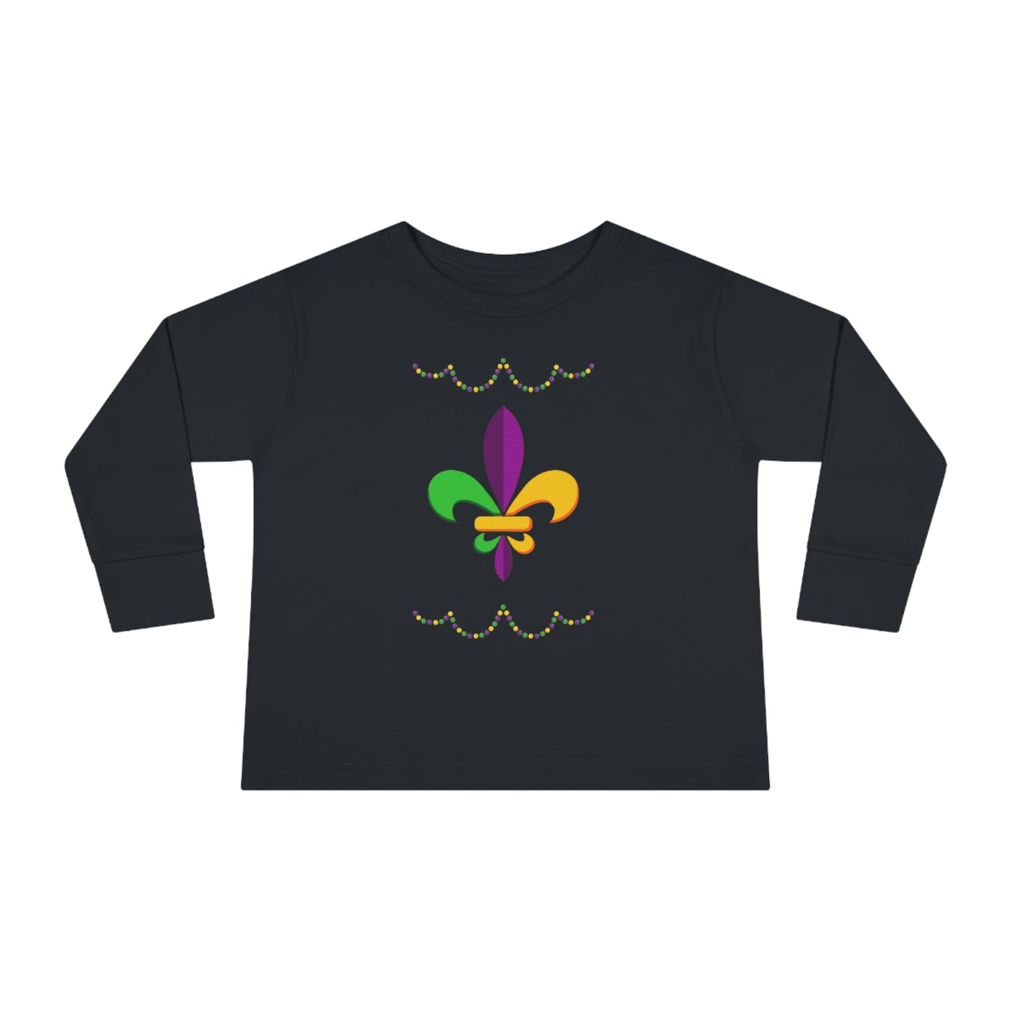 Mardi Gras Ready - Toddler Long Sleeve Tee