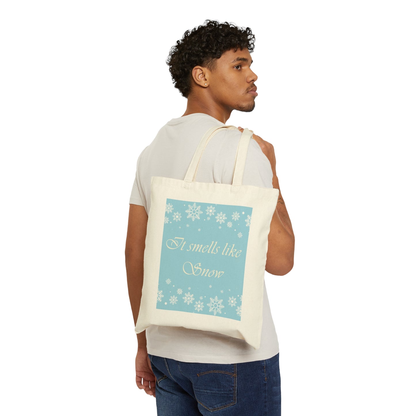 It Smells Like Snow - Cotton Canvas Tote Bag