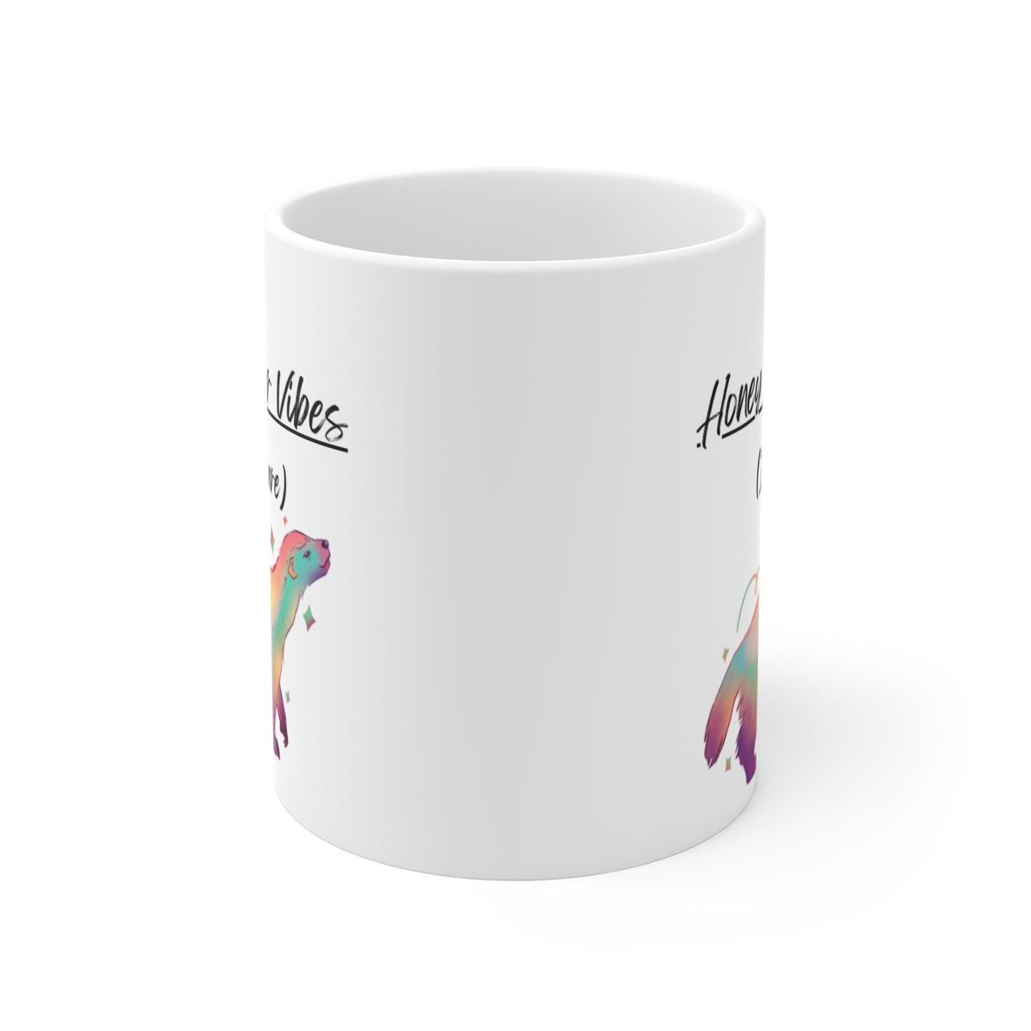 Honey Badger Vibes Colorful - Mug 11oz