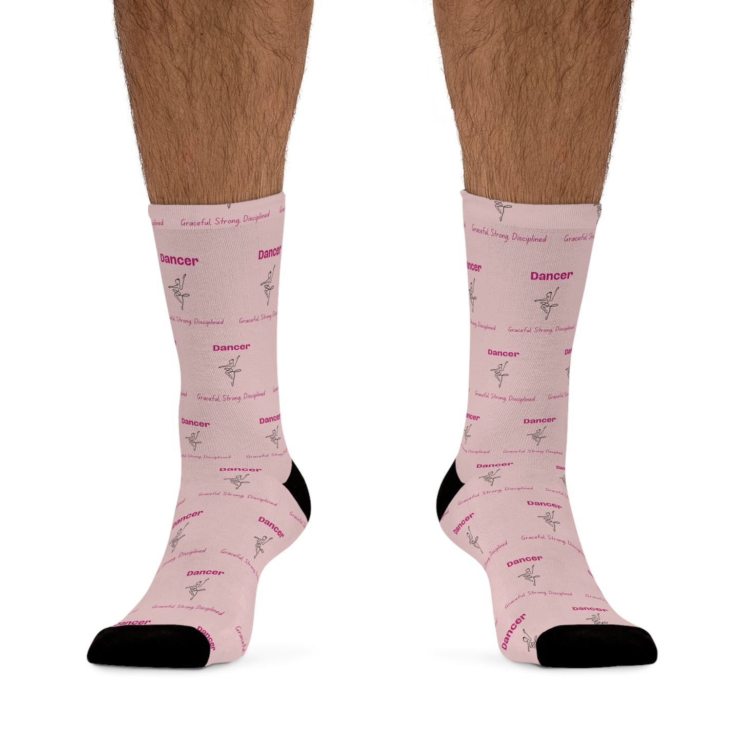 Dancer in Pink - Recycled Poly Socks