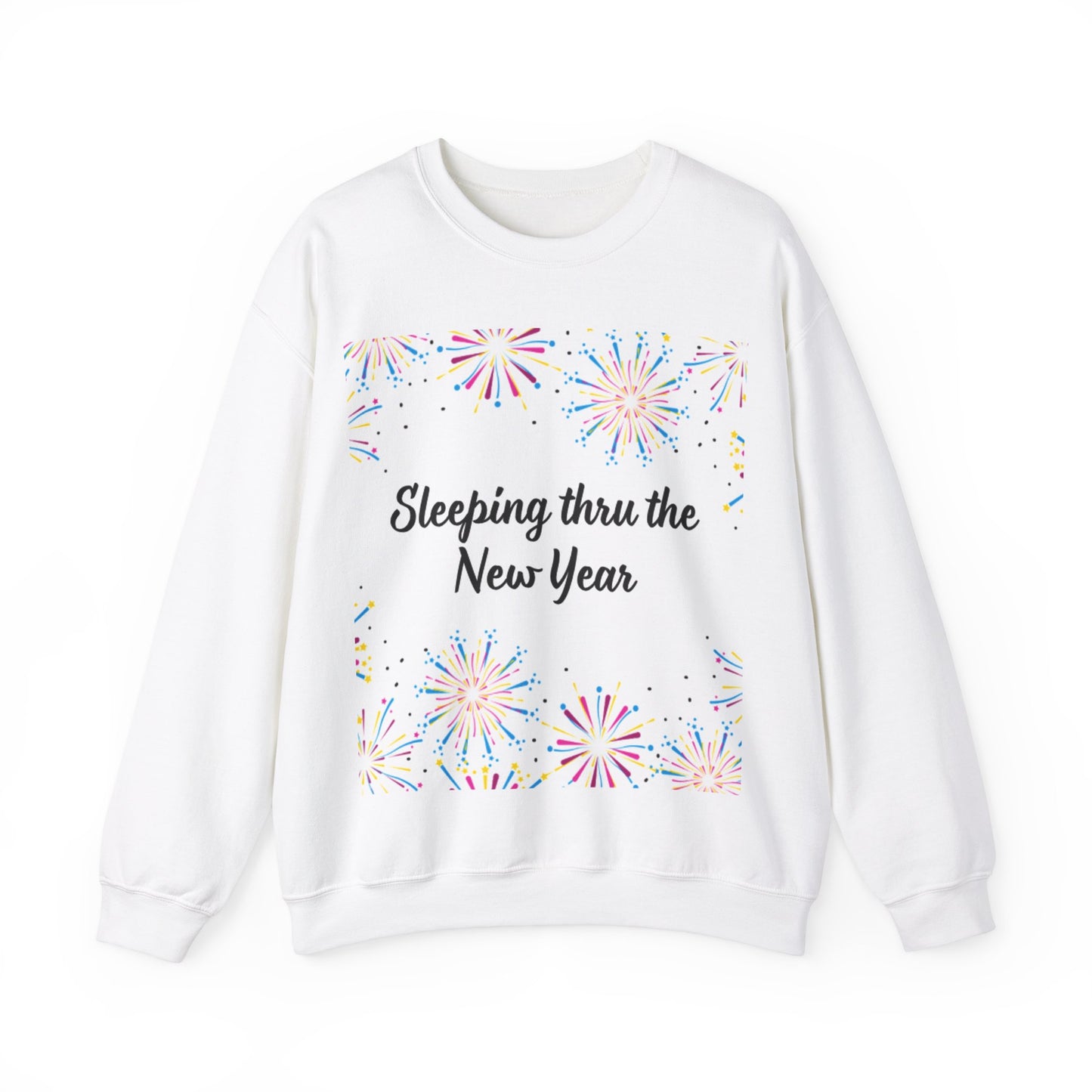 Sleeping thru the New Year- Unisex Heavy Blend™ Crewneck Sweatshirt