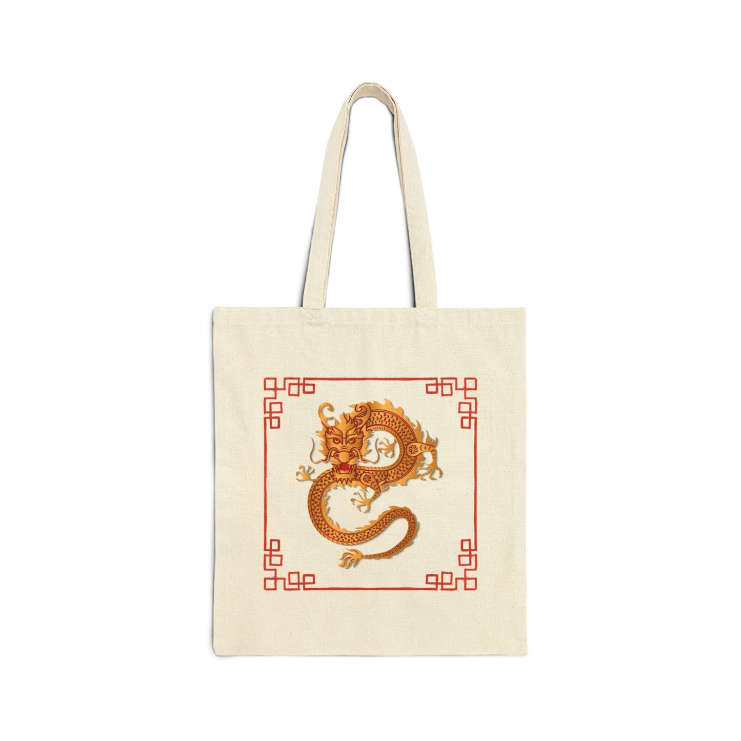 Golden Dragon - Canvas Tote Bag