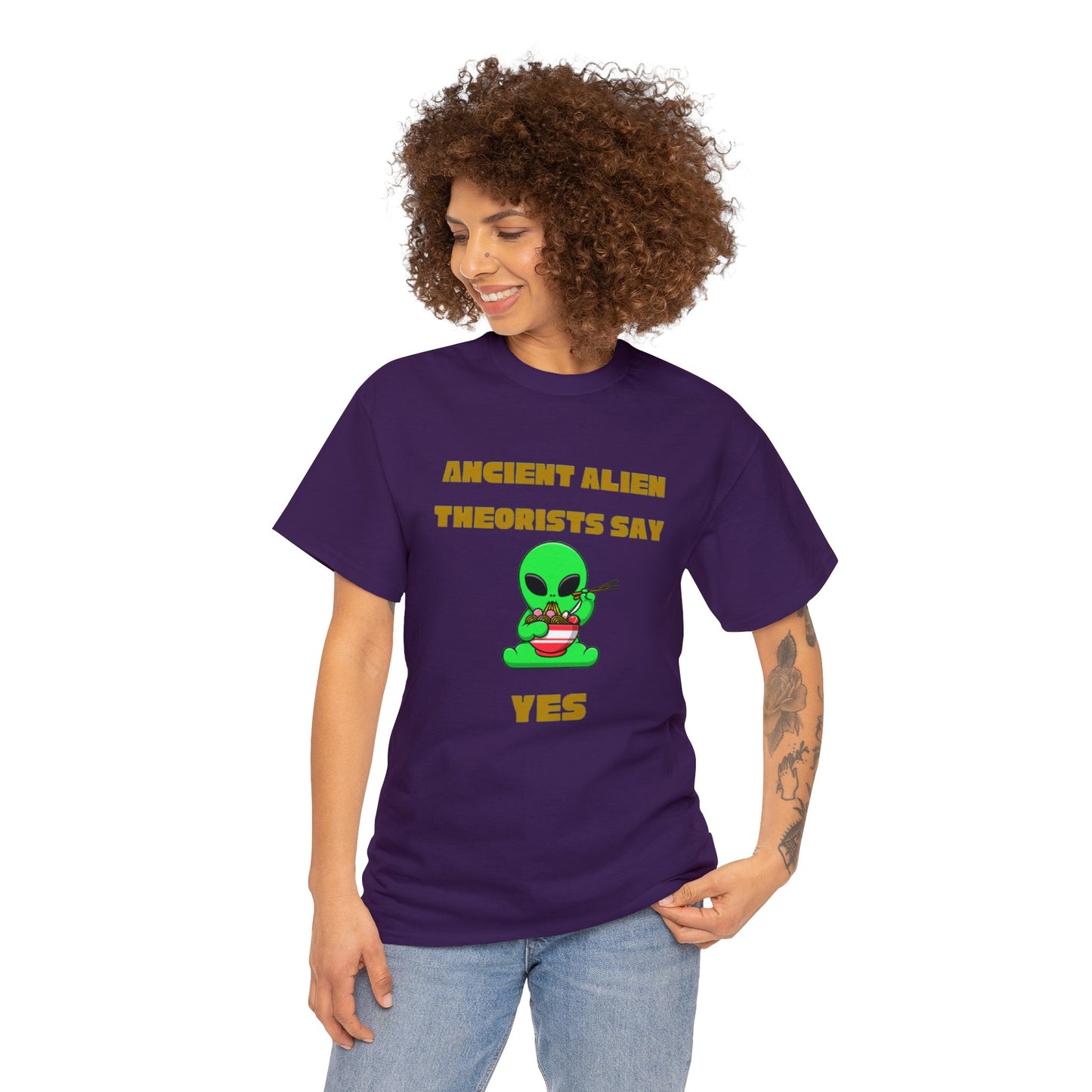 Ancient Alien Theorists - Unisex Heavy Cotton Tee