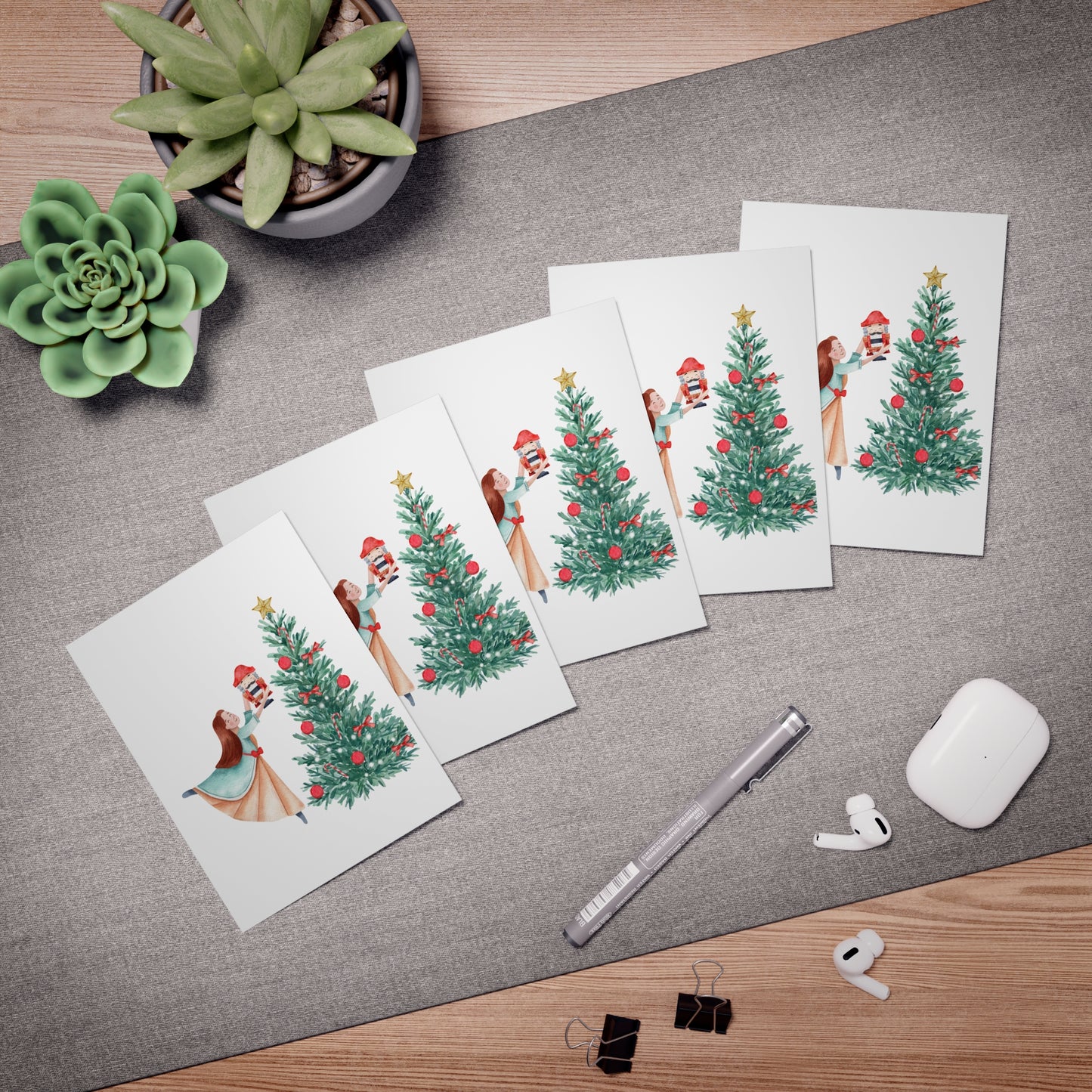 Nutcracker Holiday Cards (5-Pack)