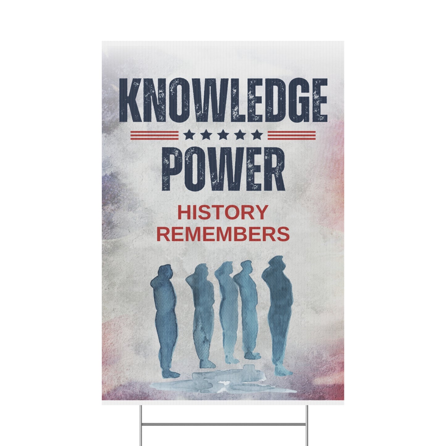 Knowledge is Power - Plastic Sign