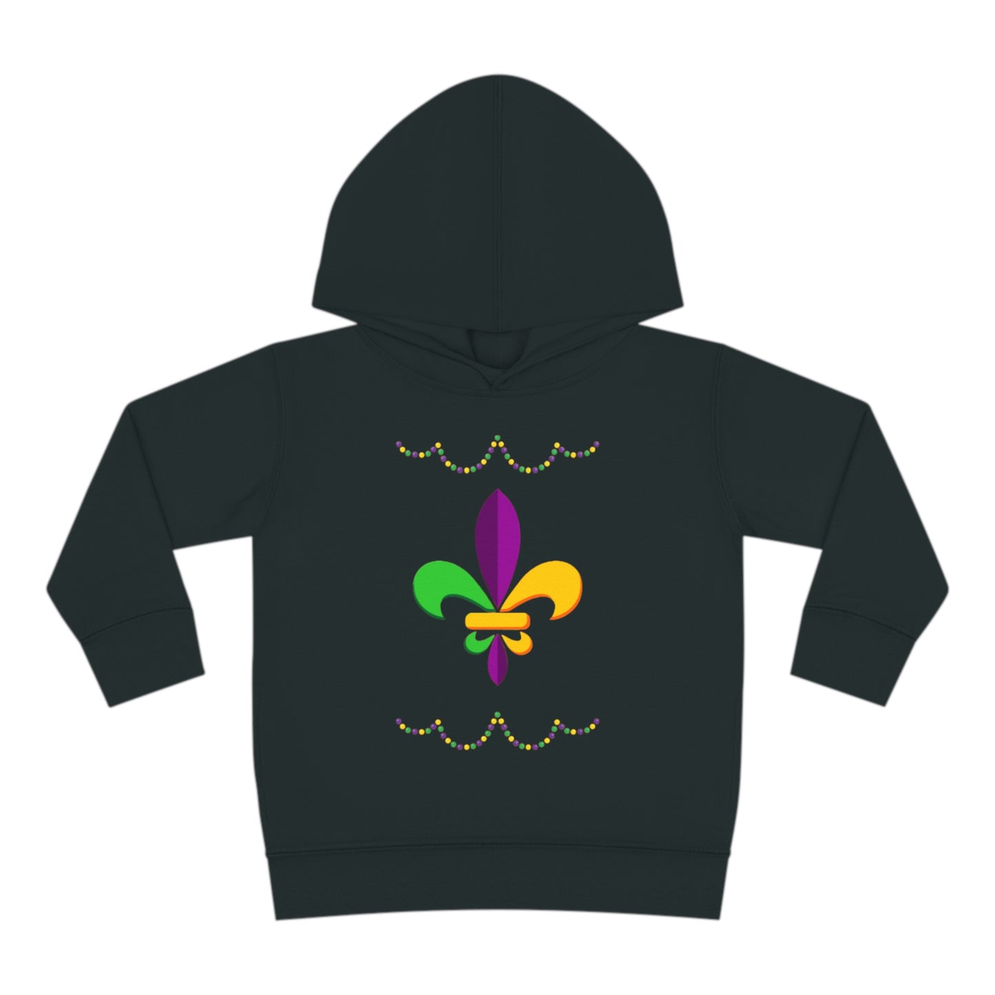 Mardi Gras Ready - Toddler Pullover Fleece Hoodie