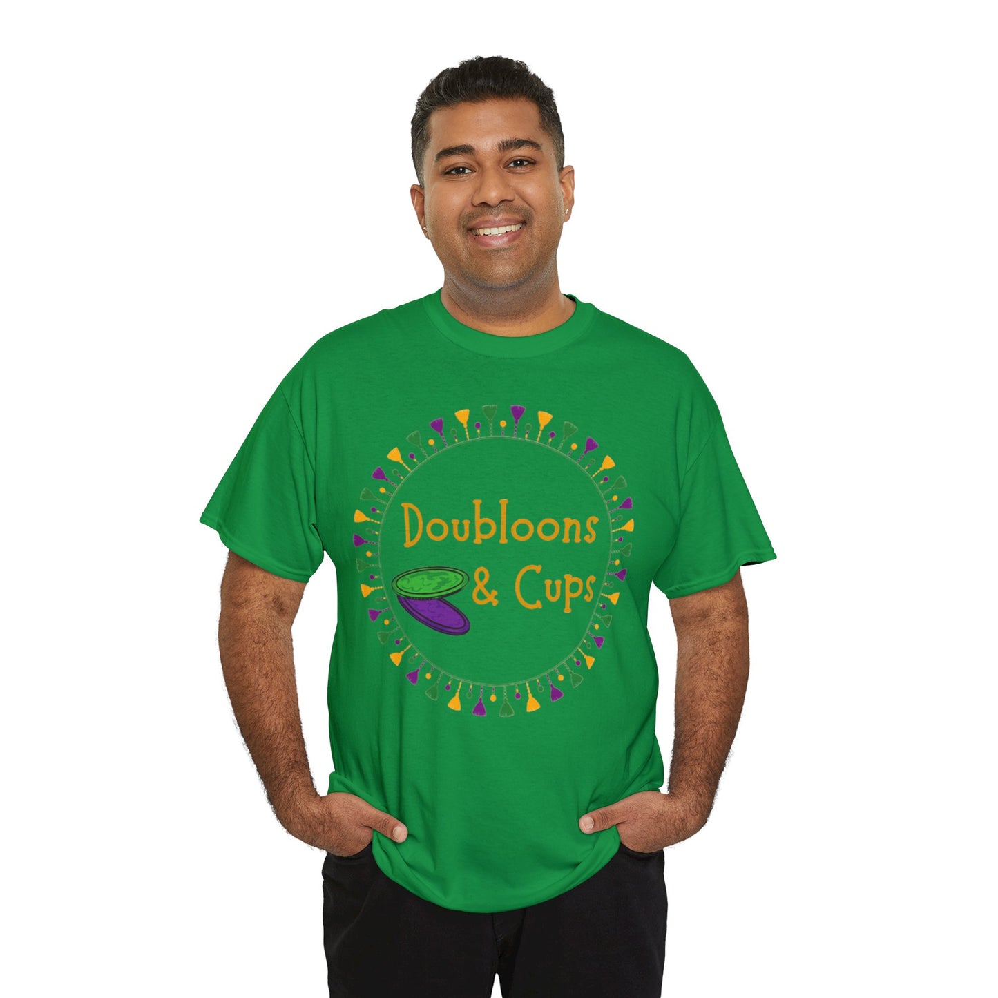 Doubloons and Cups Mardi Gras - Cotton Tee