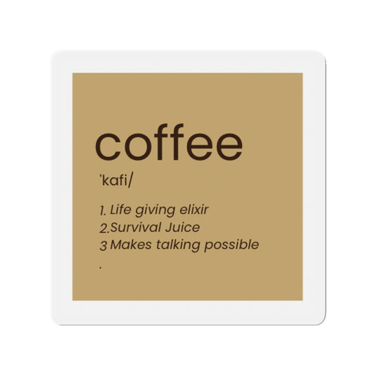 Coffee Definition Magnet