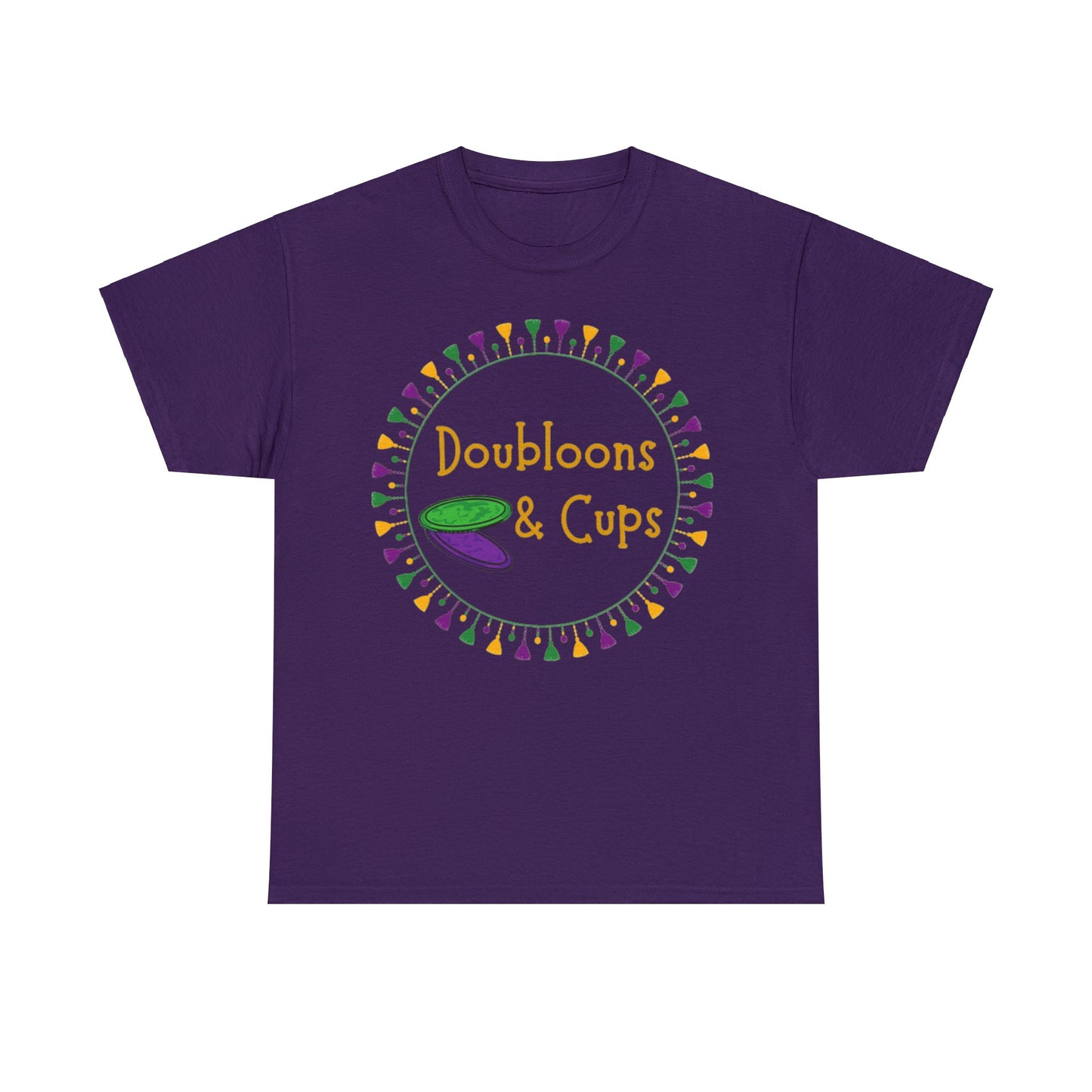 Doubloons and Cups Mardi Gras - Cotton Tee