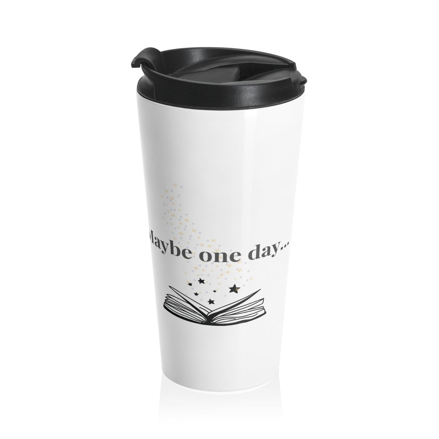 Maybe One Day Book - Stainless Steel Travel Mug