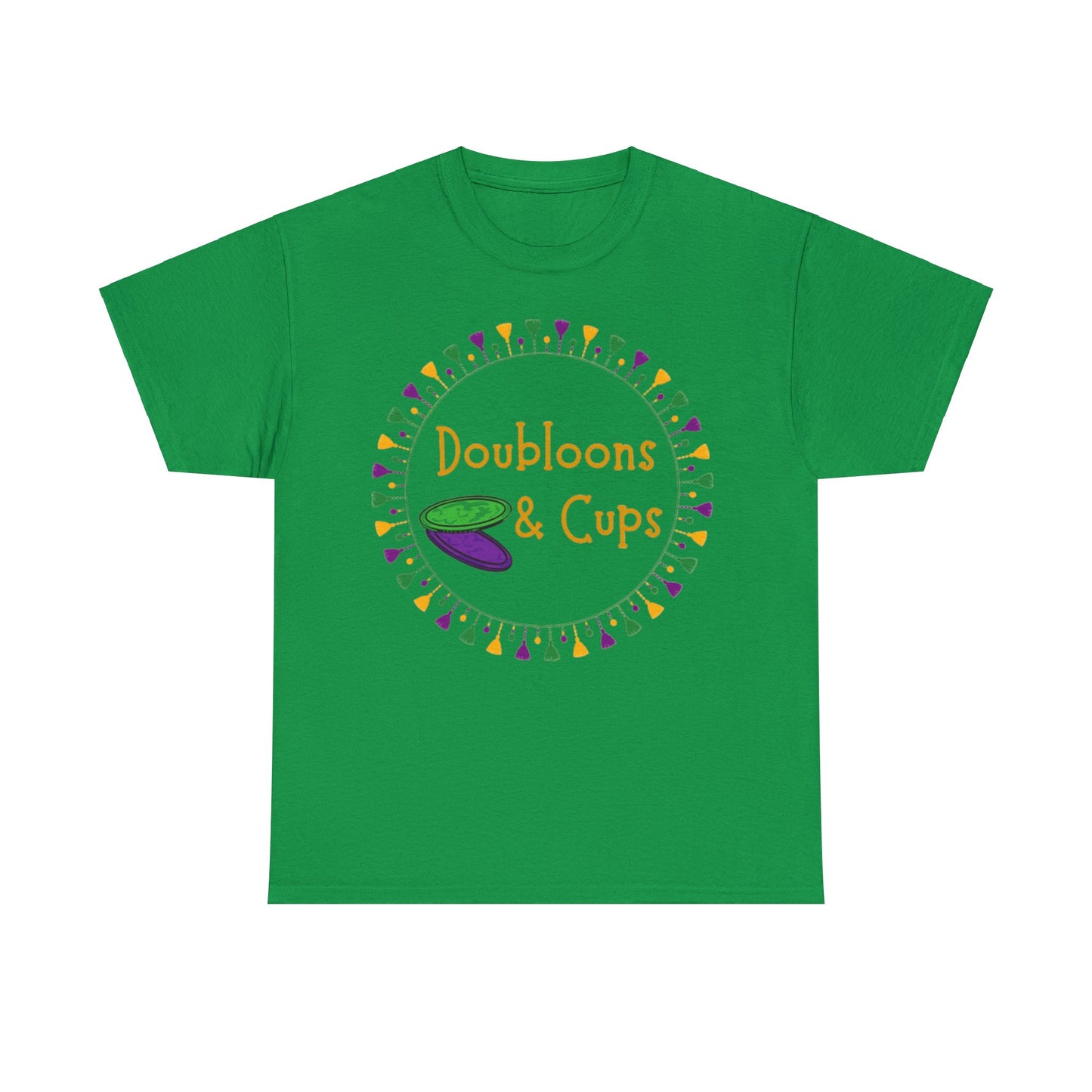 Doubloons and Cups Mardi Gras - Cotton Tee