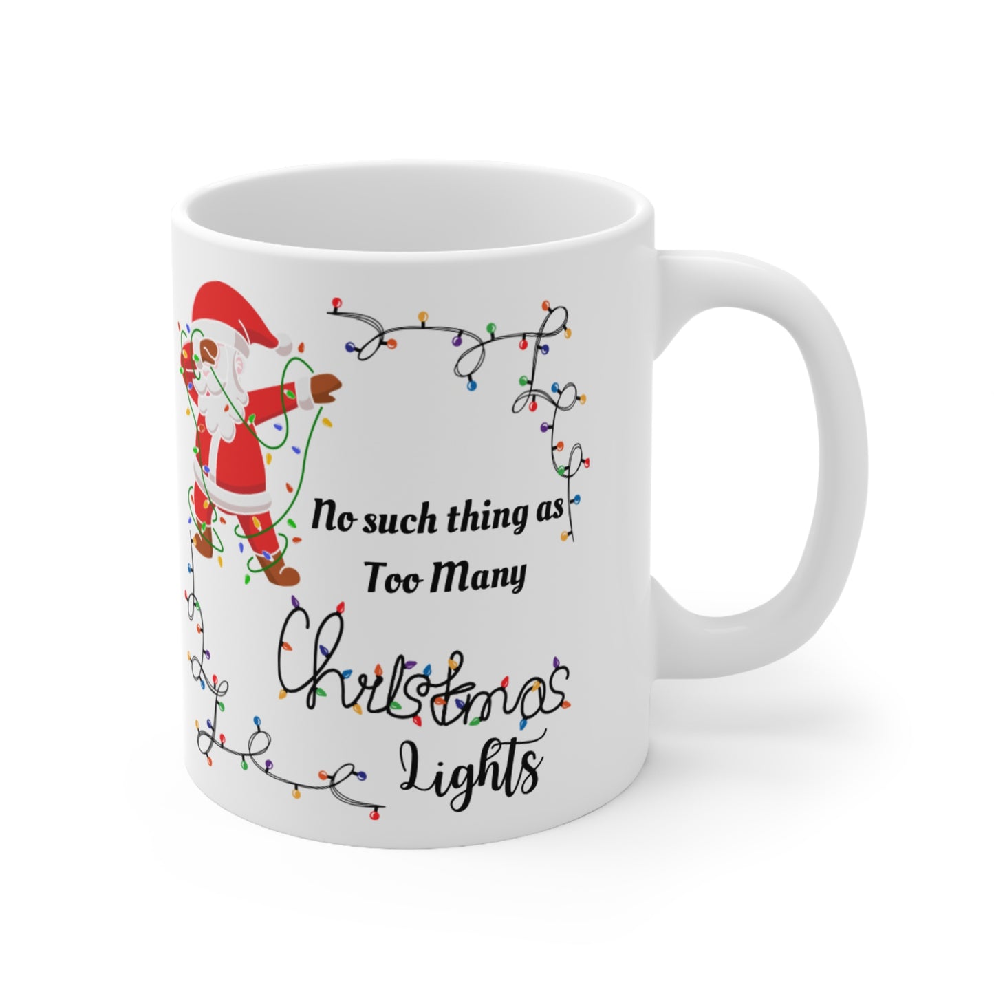 Christmas Lights Mug 11oz