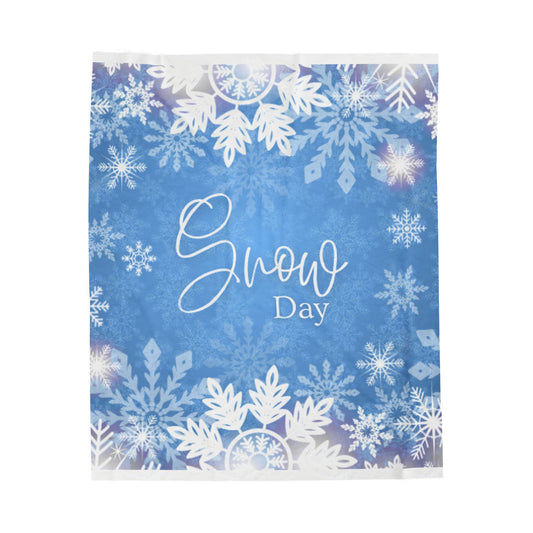 Snow Day Plush Blanket